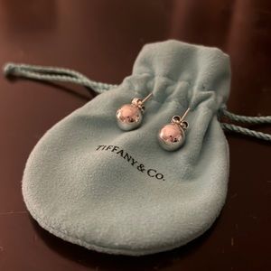 Tiffany and Co. Sterling Ball Earrings